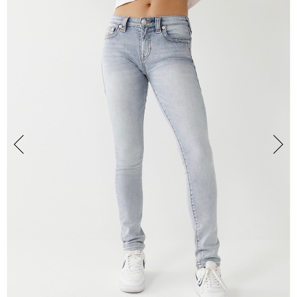True Religion NWT Stella Mid Rise Skinny Big T Jeans - Picture 6 of 8